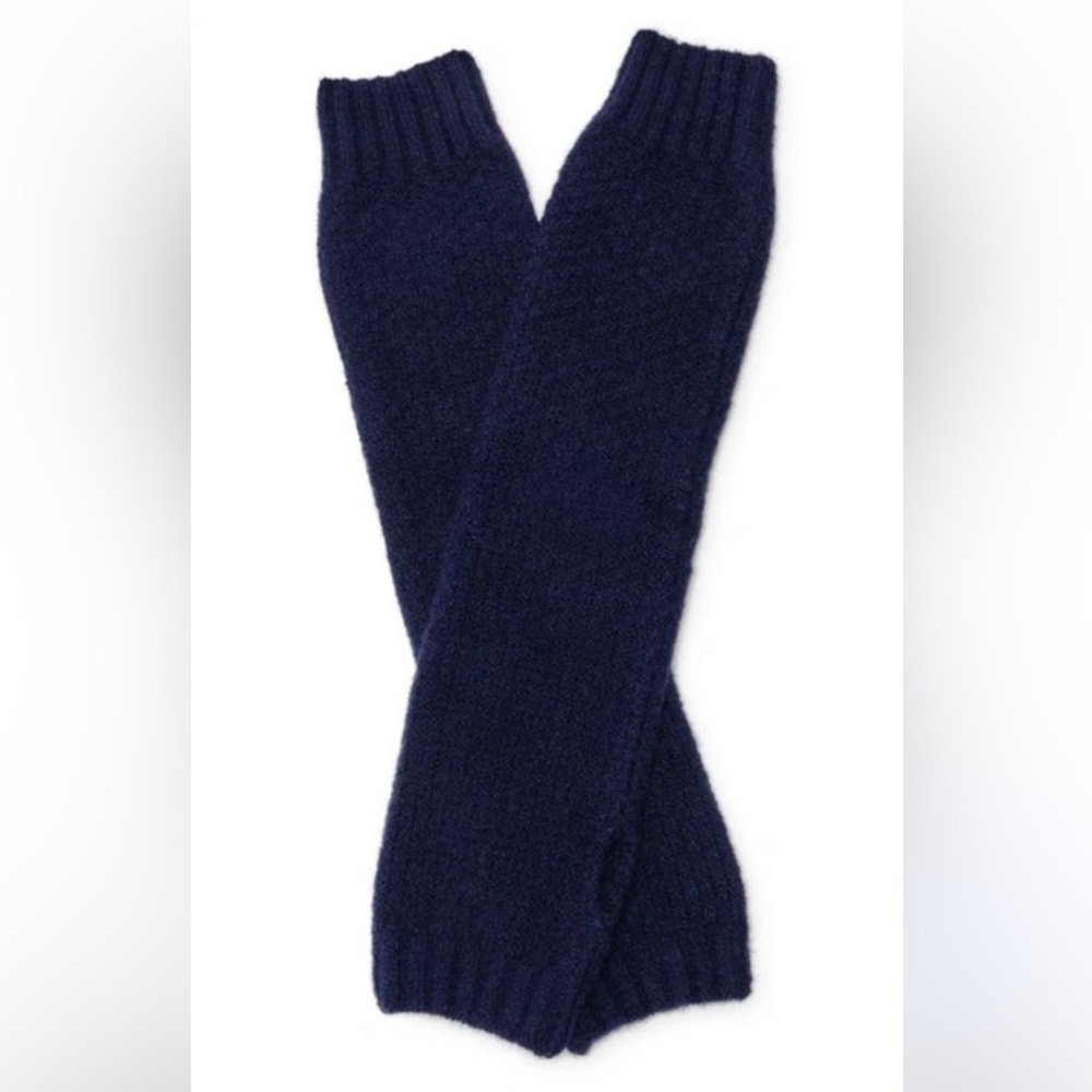 Free People Navy Blue Arm Warmers